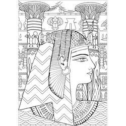 Dessin à colorier: Cléopatre (Religion et Mythologie) #189438 - Coloriages à Imprimer Gratuits