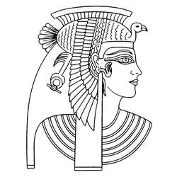 Dessin à colorier: Cléopatre (Religion et Mythologie) #189445 - Coloriages à Imprimer Gratuits
