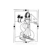 Dessin à colorier: Cléopatre (Religion et Mythologie) #90562 - Coloriages à Imprimer Gratuits