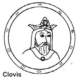 Dessin à colorier: Clovis (Religion et Mythologie) #189448 - Coloriages à Imprimer Gratuits
