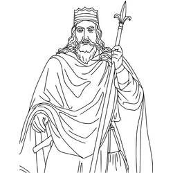 Dessin à colorier: Clovis (Religion et Mythologie) #189451 - Coloriages à Imprimer Gratuits