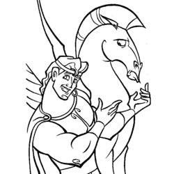 Dessin à colorier: Hercule (Religion et Mythologie) #84151 - Coloriages à Imprimer Gratuits