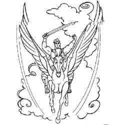 Dessin à colorier: Hercule (Religion et Mythologie) #84153 - Coloriages à Imprimer Gratuits