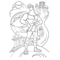 Dessin à colorier: Hercule (Religion et Mythologie) #84157 - Coloriages à Imprimer Gratuits