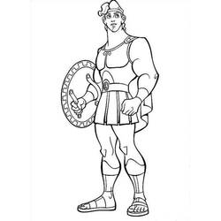 Dessin à colorier: Hercule (Religion et Mythologie) #84158 - Coloriages à Imprimer Gratuits