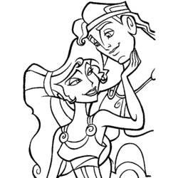 Dessin à colorier: Hercule (Religion et Mythologie) #84161 - Coloriages à Imprimer Gratuits