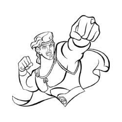 Dessin à colorier: Hercule (Religion et Mythologie) #84165 - Coloriages à Imprimer Gratuits