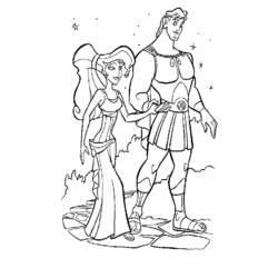 Dessin à colorier: Hercule (Religion et Mythologie) #84168 - Coloriages à Imprimer Gratuits