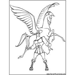 Dessin à colorier: Hercule (Religion et Mythologie) #84178 - Coloriages à Imprimer Gratuits
