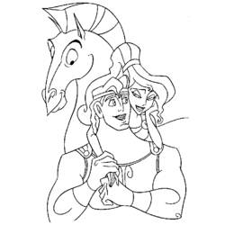 Dessin à colorier: Hercule (Religion et Mythologie) #84182 - Coloriages à Imprimer Gratuits