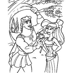 Dessin à colorier: Hercule (Religion et Mythologie) #84185 - Coloriages à Imprimer Gratuits