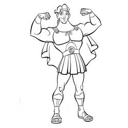 Dessin à colorier: Hercule (Religion et Mythologie) #84217 - Coloriages à Imprimer Gratuits