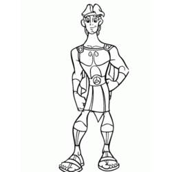 Dessin à colorier: Hercule (Religion et Mythologie) #84219 - Coloriages à Imprimer Gratuits