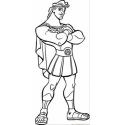 Dessin à colorier: Hercule (Religion et Mythologie) #84224 - Coloriages à Imprimer Gratuits