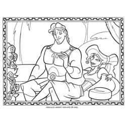 Dessin à colorier: Hercule (Religion et Mythologie) #84234 - Coloriages à Imprimer Gratuits