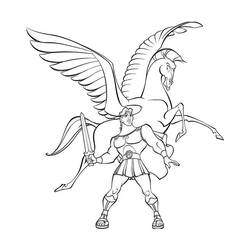 Dessin à colorier: Hercule (Religion et Mythologie) #84239 - Coloriages à Imprimer Gratuits