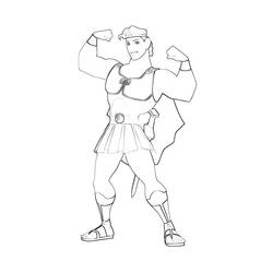 Dessin à colorier: Hercule (Religion et Mythologie) #84279 - Coloriages à Imprimer Gratuits