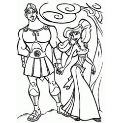Dessin à colorier: Hercule (Religion et Mythologie) #84285 - Coloriages à Imprimer Gratuits