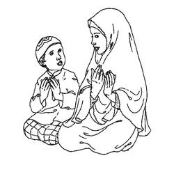 Dessin à colorier: Islam (Religion et Mythologie) #194422 - Coloriages à Imprimer Gratuits