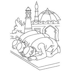 Dessin à colorier: Islam (Religion et Mythologie) #194427 - Coloriages à Imprimer Gratuits