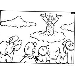 Dessin à colorier: Jesus (Religion et Mythologie) #98897 - Coloriages à Imprimer Gratuits