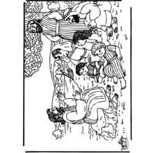 Dessin à colorier: Jesus (Religion et Mythologie) #98901 - Coloriages à Imprimer Gratuits