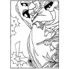 Dessin à colorier: Jesus (Religion et Mythologie) #98910 - Coloriages à Imprimer Gratuits