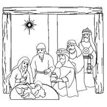 Dessin à colorier: Jesus (Religion et Mythologie) #98913 - Coloriages à Imprimer Gratuits