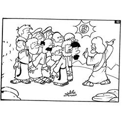 Dessin à colorier: Jesus (Religion et Mythologie) #98947 - Coloriages à Imprimer Gratuits