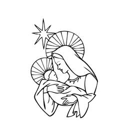 Dessin à colorier: Jesus (Religion et Mythologie) #98963 - Coloriages à Imprimer Gratuits