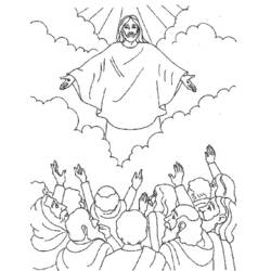 Dessin à colorier: Jesus (Religion et Mythologie) #98976 - Coloriages à Imprimer Gratuits