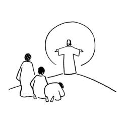 Dessin à colorier: Jesus (Religion et Mythologie) #99001 - Coloriages à Imprimer Gratuits