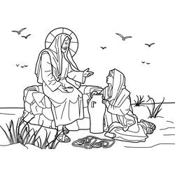 Dessin à colorier: Jesus (Religion et Mythologie) #99029 - Coloriages à Imprimer Gratuits