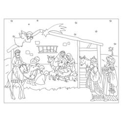 Dessin à colorier: Jesus (Religion et Mythologie) #99039 - Coloriages à Imprimer Gratuits