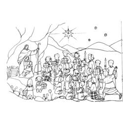 Dessin à colorier: Jesus (Religion et Mythologie) #99046 - Coloriages à Imprimer Gratuits