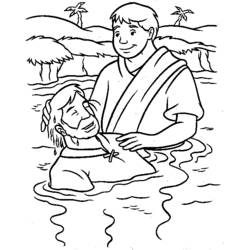 Dessin à colorier: Jesus (Religion et Mythologie) #99050 - Coloriages à Imprimer Gratuits