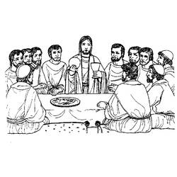 Dessin à colorier: Jesus (Religion et Mythologie) #99080 - Coloriages à Imprimer Gratuits