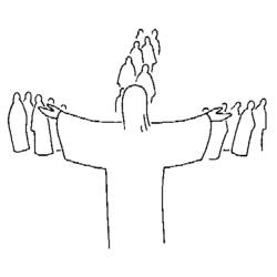 Dessin à colorier: Jesus (Religion et Mythologie) #99137 - Coloriages à Imprimer Gratuits