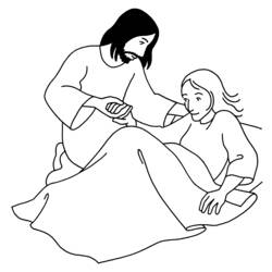 Dessin à colorier: Jesus (Religion et Mythologie) #99172 - Coloriages à Imprimer Gratuits