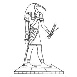Dessin à colorier: Mythologie Égyptienne (Religion et Mythologie) #111140 - Coloriages à Imprimer Gratuits