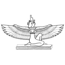 Dessin à colorier: Mythologie Égyptienne (Religion et Mythologie) #111174 - Coloriages à Imprimer Gratuits