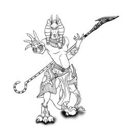 Dessin à colorier: Mythologie Égyptienne (Religion et Mythologie) #111220 - Coloriages à Imprimer Gratuits