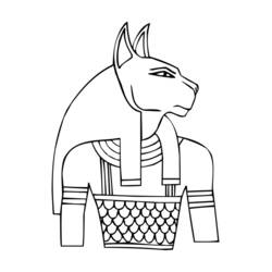 Dessin à colorier: Mythologie Égyptienne (Religion et Mythologie) #111300 - Coloriages à Imprimer Gratuits