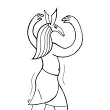 Dessin à colorier: Mythologie Égyptienne (Religion et Mythologie) #111402 - Coloriages à Imprimer Gratuits