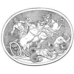 Illustration au trait Mythologie Grecque (Religion et Mythologie) #109657 prête à colorier
