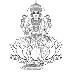 Dessins à colorier: Mythologie Hindou - Coloriages à Imprimer Gratuits