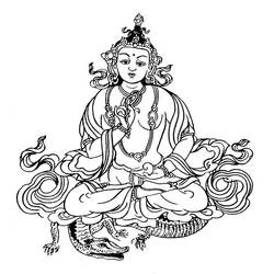 Dessin à colorier: Mythologie Hindou (Religion et Mythologie) #109360 - Coloriages à Imprimer Gratuits
