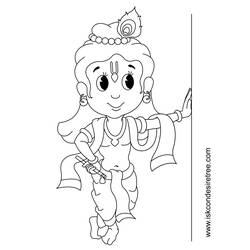 Dessin à colorier: Mythologie Hindou (Religion et Mythologie) #109409 - Coloriages à Imprimer Gratuits