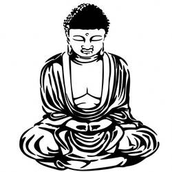 Dessin à colorier: Mythologie Hindou: Bouddha (Religion et Mythologie) #89625 - Coloriages à Imprimer Gratuits