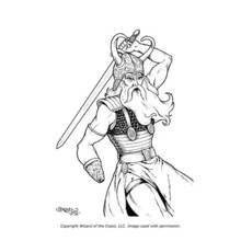 Dessin à colorier: Mythologie Nordique (Religion et Mythologie) #110486 - Coloriages à Imprimer Gratuits